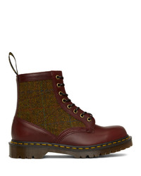 Dr. Martens Burgundy Made In England 1460 Boots