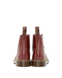 Dr. Martens Burgundy Made In England Vintage 101 Boots