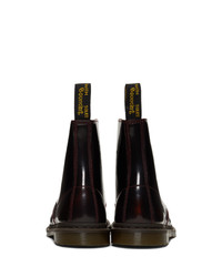 Dr. Martens Burgundy Winchester Ii Boots, $81 | SSENSE | Lookastic