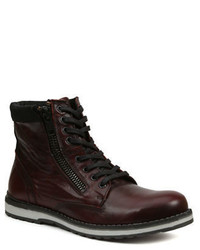 GBX Dern Leather Lace Up And Zip Boots