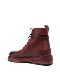 Marsèll Lace Up Leather Ankle Boots