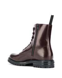 Common Projects Zipped Lace Up Leather Boots