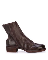 Guidi Back Zipped Ankle Boots