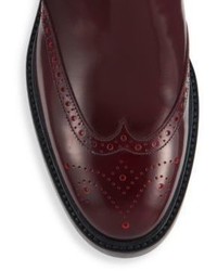 Burberry Bactonul Brogue Leather Chelsea Boots