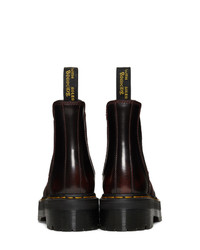 Dr. Martens Burgundy 2976 Quad Chelsea Boots