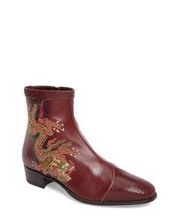 Gucci Dragon Leather Boot
