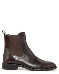 Mango Outlet Leather Chelsea Ankle Boots