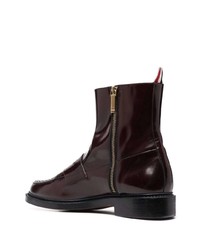 Thom Browne Penny Slot Ankle Zip Up Boots