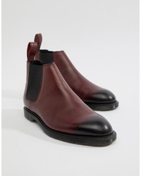 Dr. Martens Wilde Temperley Boots In Cherry Red
