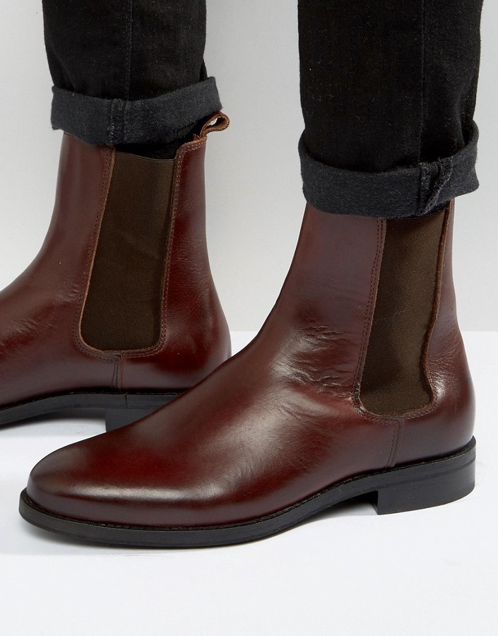 Zign Shoes Zign Leather Chelsea Boots 