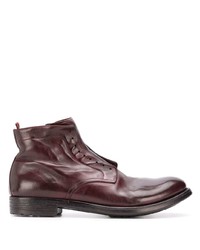 Officine Creative Zip Up Leather Boots