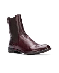 Officine Creative Zipped Back Chelsea Boots