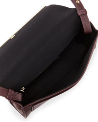 See by Chloe Amy Leather Clutch Bag Perfect Plum