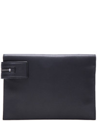 Victoria Beckham Grained Leather Small Zip Pouch