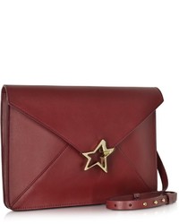 Corto Moltedo Tiffany Star Burgundy Leather Shoulder Bag