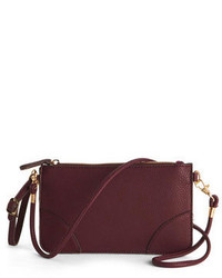 Triple 7 Attention To Retail Clutch In Burgundy