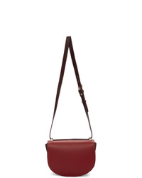 A.P.C. Burgundy And Red Geneve Bag