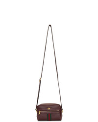Gucci Burgundy Ophidia Shoulder Bag