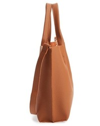 Street Level Faux Leather Crossbody Mini Tote Wristlet