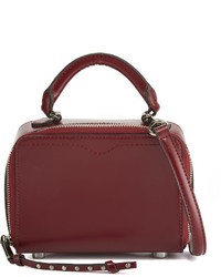 Rebecca Minkoff Leather Box Crossbody Bag Red