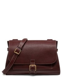 Mulberry Small Buckle Leather Shoulder Bag Brown
