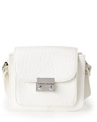 Forever 21 Snap Closure Faux Leather Crossbody