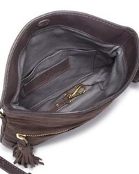 Frye Tassel Leather Crossbody Bag
