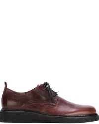 Ann Demeulemeester Distressed Derby Shoes