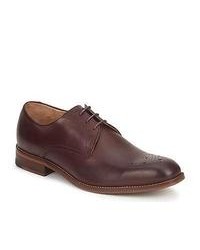 Ben Sherman Plyn Derby Burgandy Leather Smart Formal Shoes