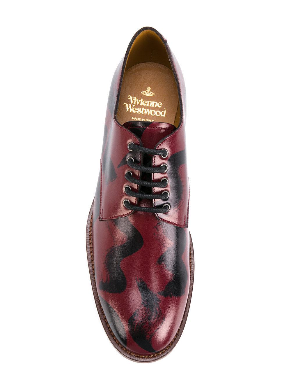 Vivienne Westwood MAN Brush Stroke Derby Shoes, $323 | farfetch 