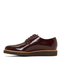Common Projects Burgundy Derby Shoes