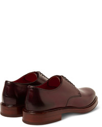 Alexander McQueen Burnished Leather Derby Shoes