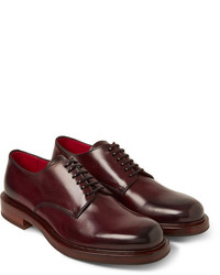 Alexander McQueen Burnished Leather Derby Shoes