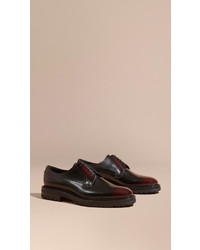 Burberry Burnished Leather Derby Shoes