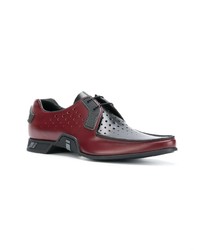Prada Perforated Derby Shoes