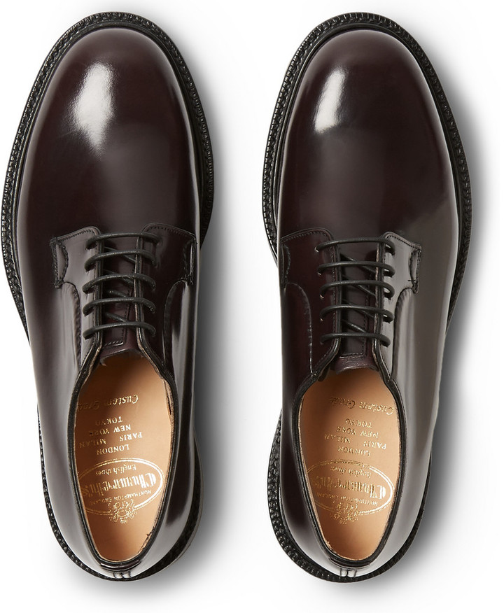 Church's Shannon Leather Derby Shoes, $820 | MR PORTER | Lookastic
