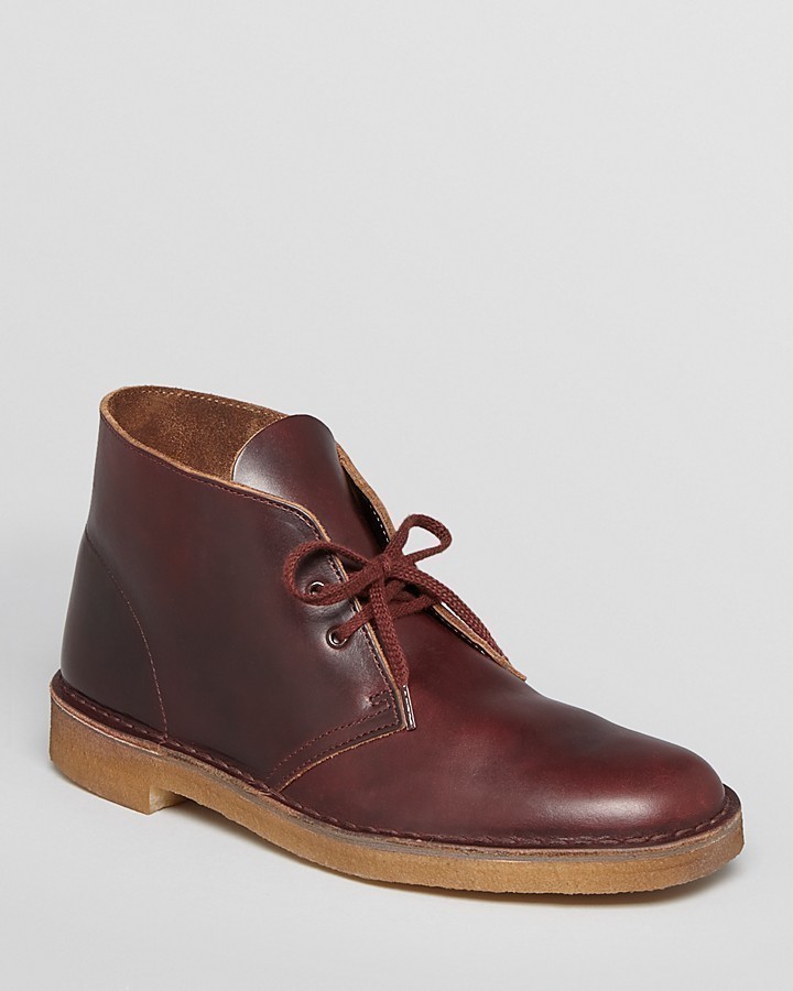 Clarks Leather Desert Boots, $145 