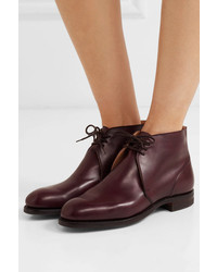 James Purdey & Sons Polished Leather Ankle Boots