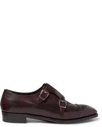 George Cleverley Caine Leather Monk Strap Shoes