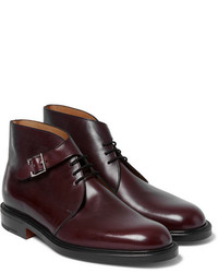 John Lobb Combe Buckled Leather Boots