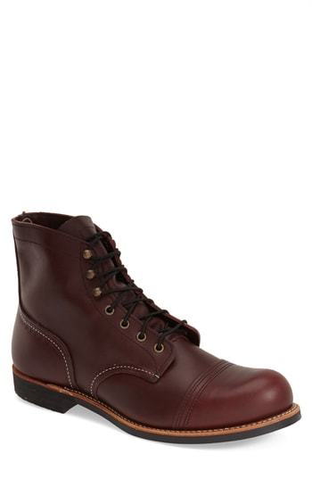 red wing cap toe boots