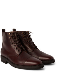 Billy Reid Kieran Cap Toe Leather Boots