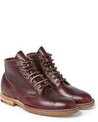Viberg Leather Lace Up Boots, $690 | MR 