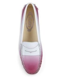 Tod's Gommini Patent Leather Ombre Drivers