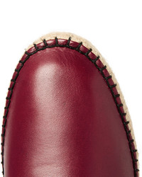 Balenciaga Leather Espadrilles