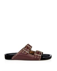 Isabel Marant Lenny Buckle Leather Sandals