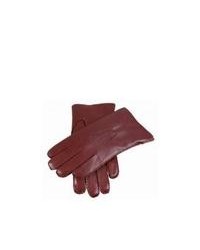 Dents Pembroke Fur Lined Leather Gloves Brown