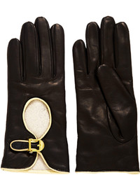 Henri Bendel Keyhole Nappa Gloves