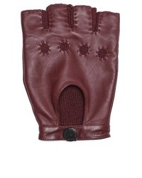 Marc by Marc Jacobs Leatherknit Fingerless Gloves