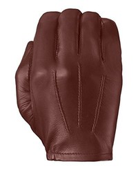 Burgundy Leather Gloves